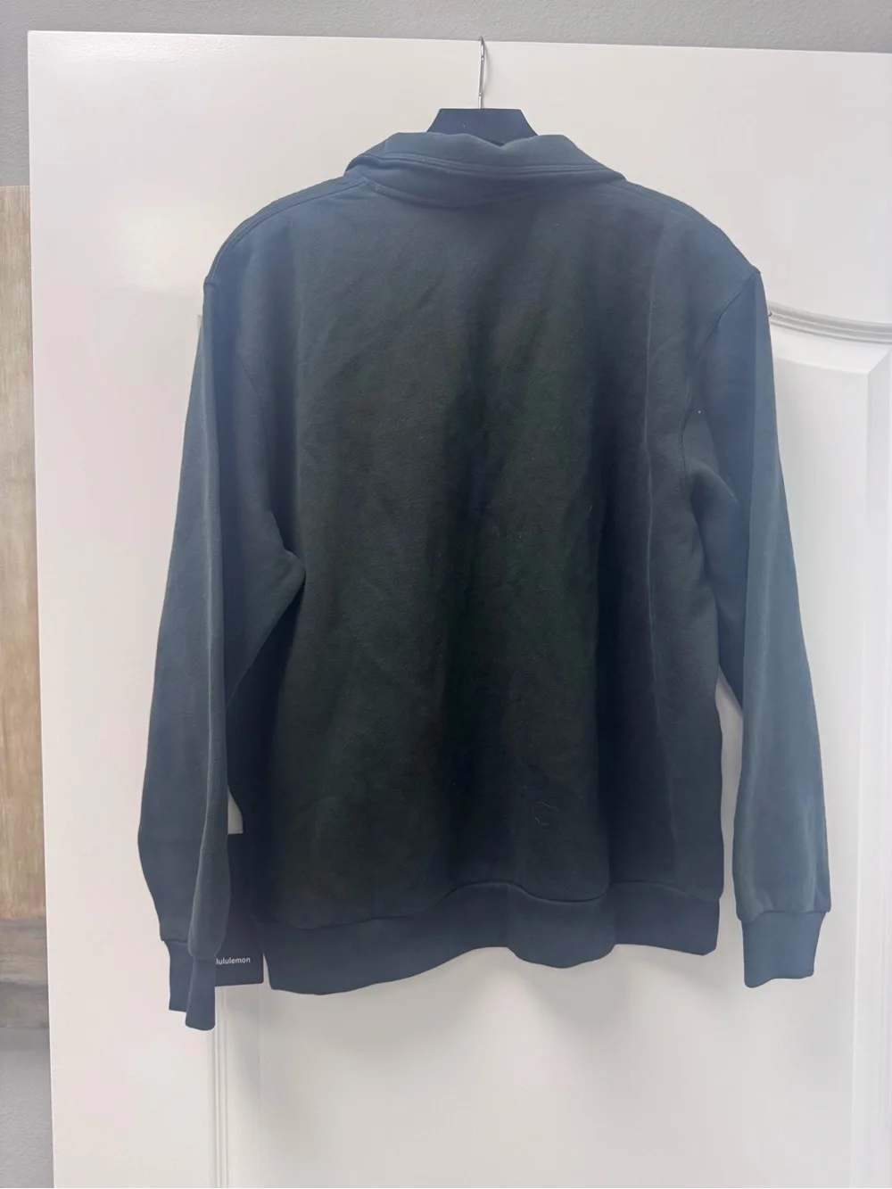 lululemon athletica Men's Black Half-Zip Pullover Sweater